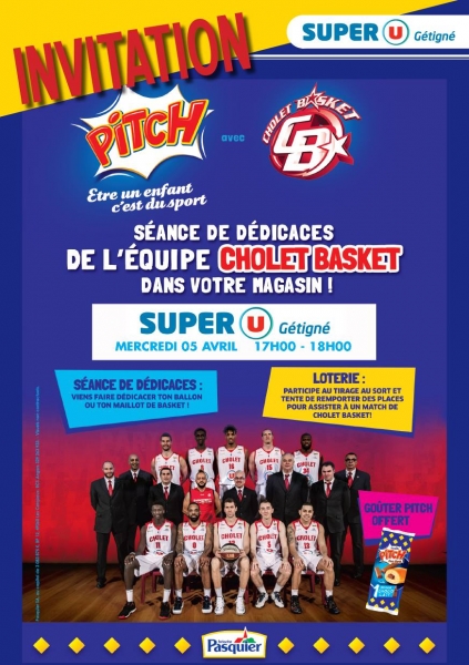 Dédicaces au Super U de Gétigné