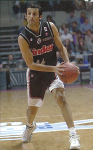 Poster Vintage Équipe Cholet Basket 1991-1992 | Antoine Rigaudeau & Graylin Warner