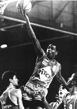 Affiche Coupe Korac Cholet Basket - Livourne, 30 Janvier 1989, Collector France