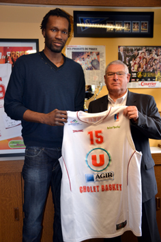 Maillot De Basket Steeve Ho You Fat Cholet 2007 - Maillot Joueur FIBA Europe