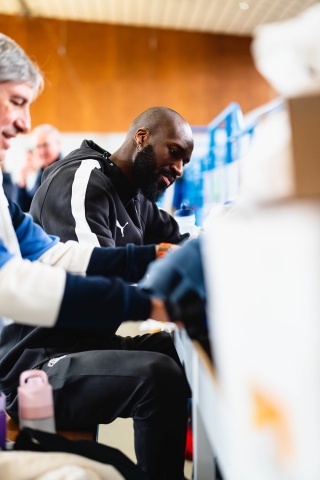Entraînement des U9/U11 de la Jeune France avec Digué Diawara 01-04-26