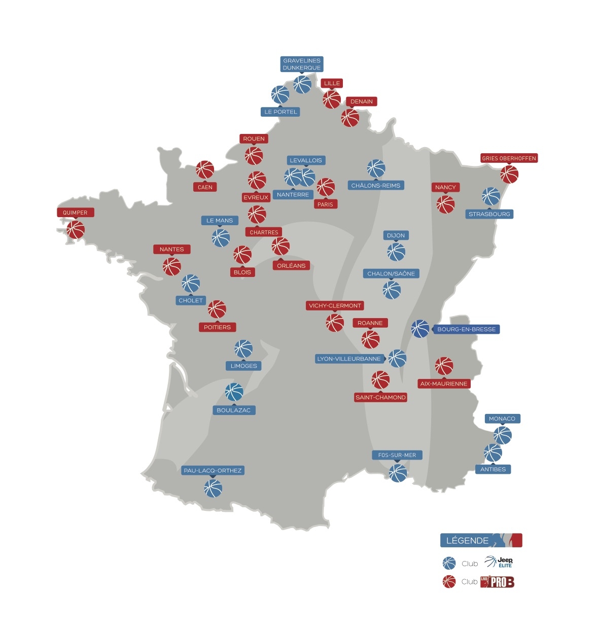 Carte clubs LNB 18/19 Thumbnail