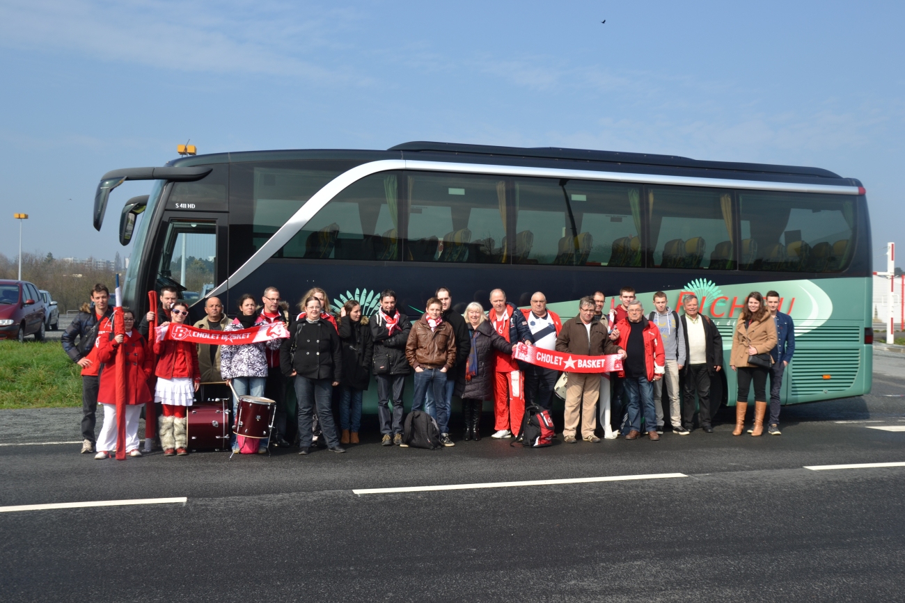 Déplacement supporters CB en bus