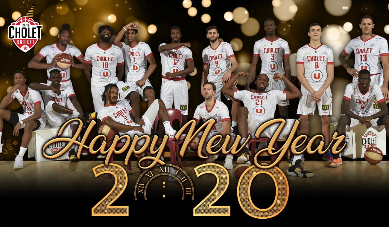 Cholet Basket vous souhaite une très belle année 2020