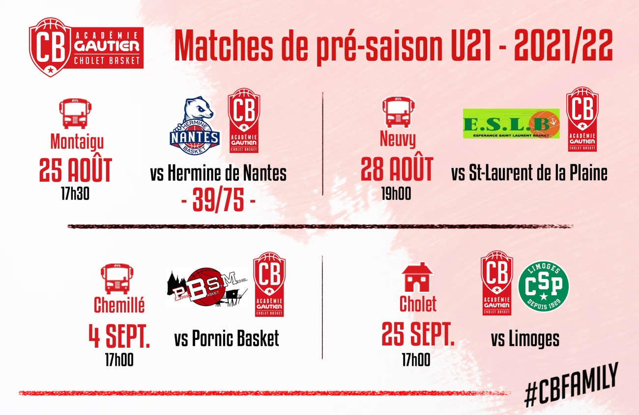 visuel site u21 matches de prepa 21 22