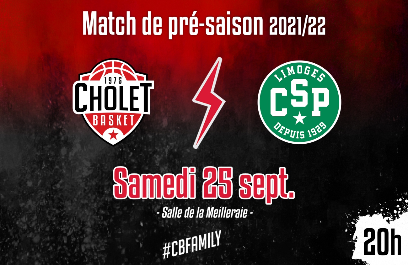 visuel site cb limoges 25 09 21 matches amicaux 21 22