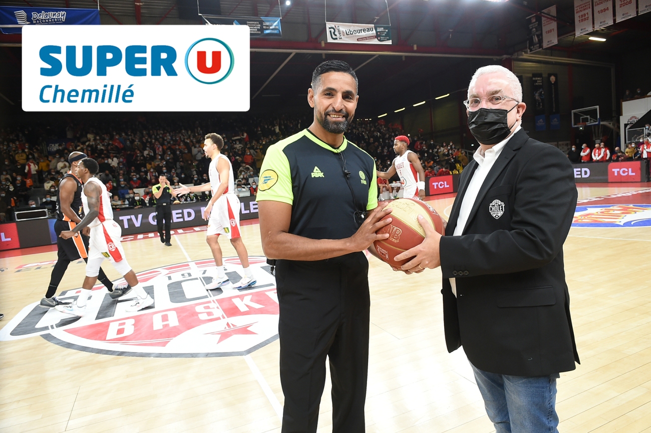 photo site coup denvoi parrain du match super u chemille cb le mans 06 11 21