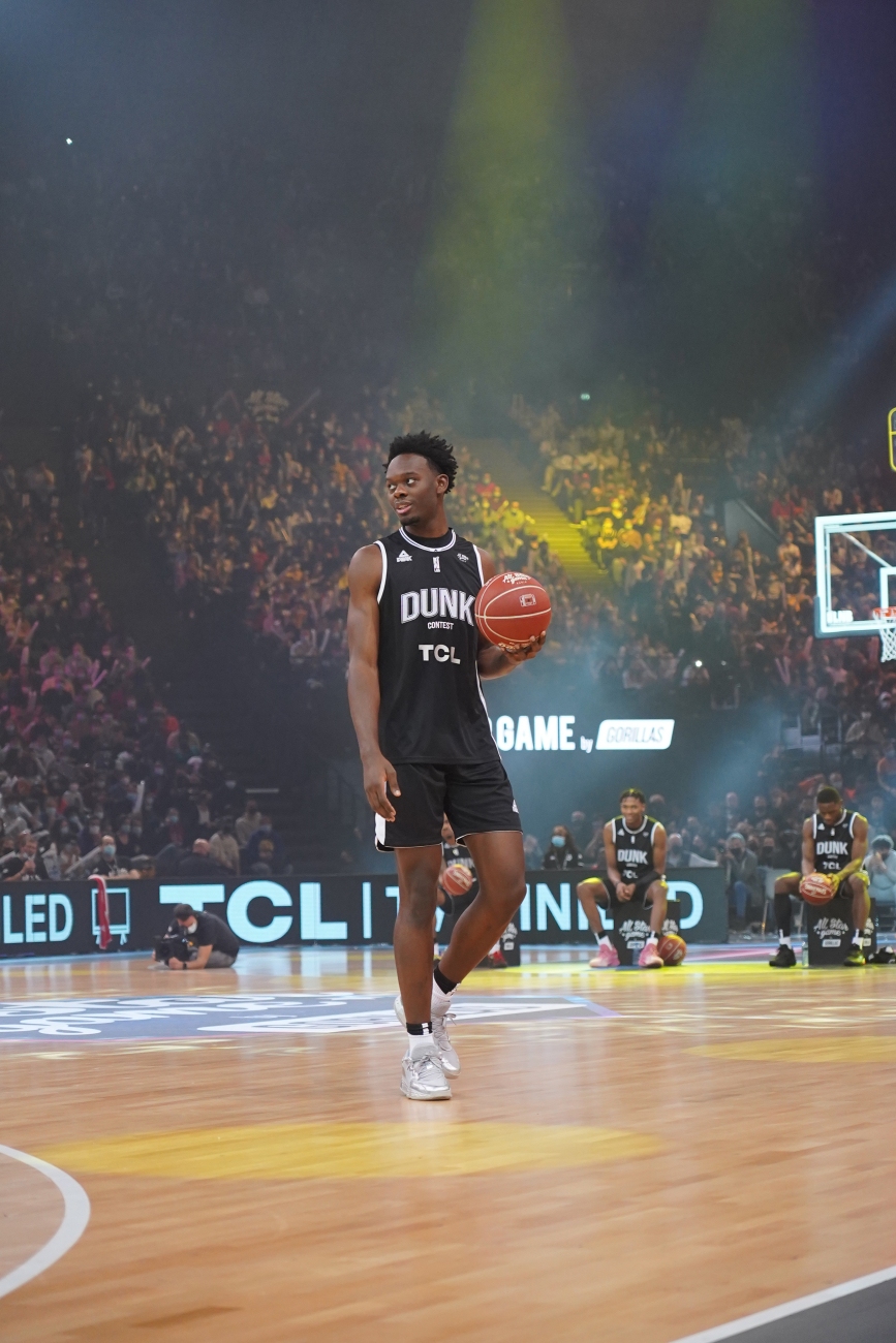 Une première expérience mitigée pour Yoan Makoundou au TCL Dunk Contest