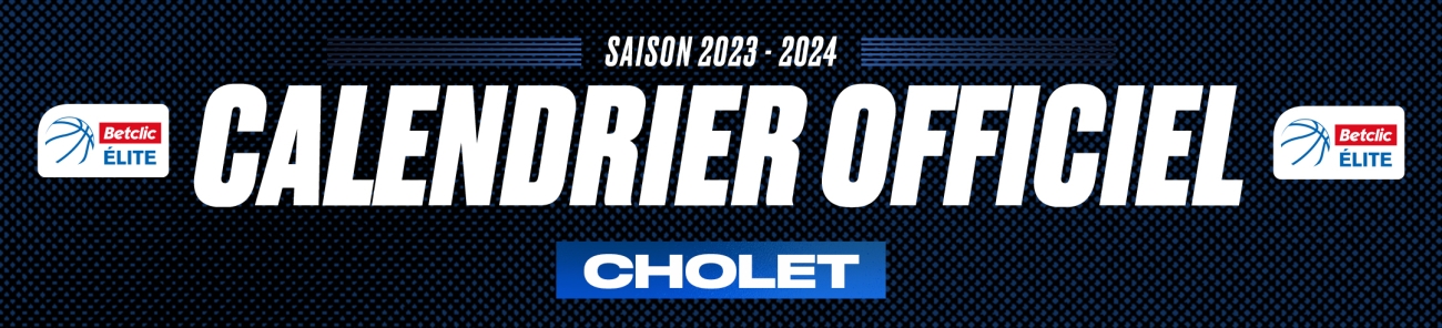 calendrier be cholet visuel