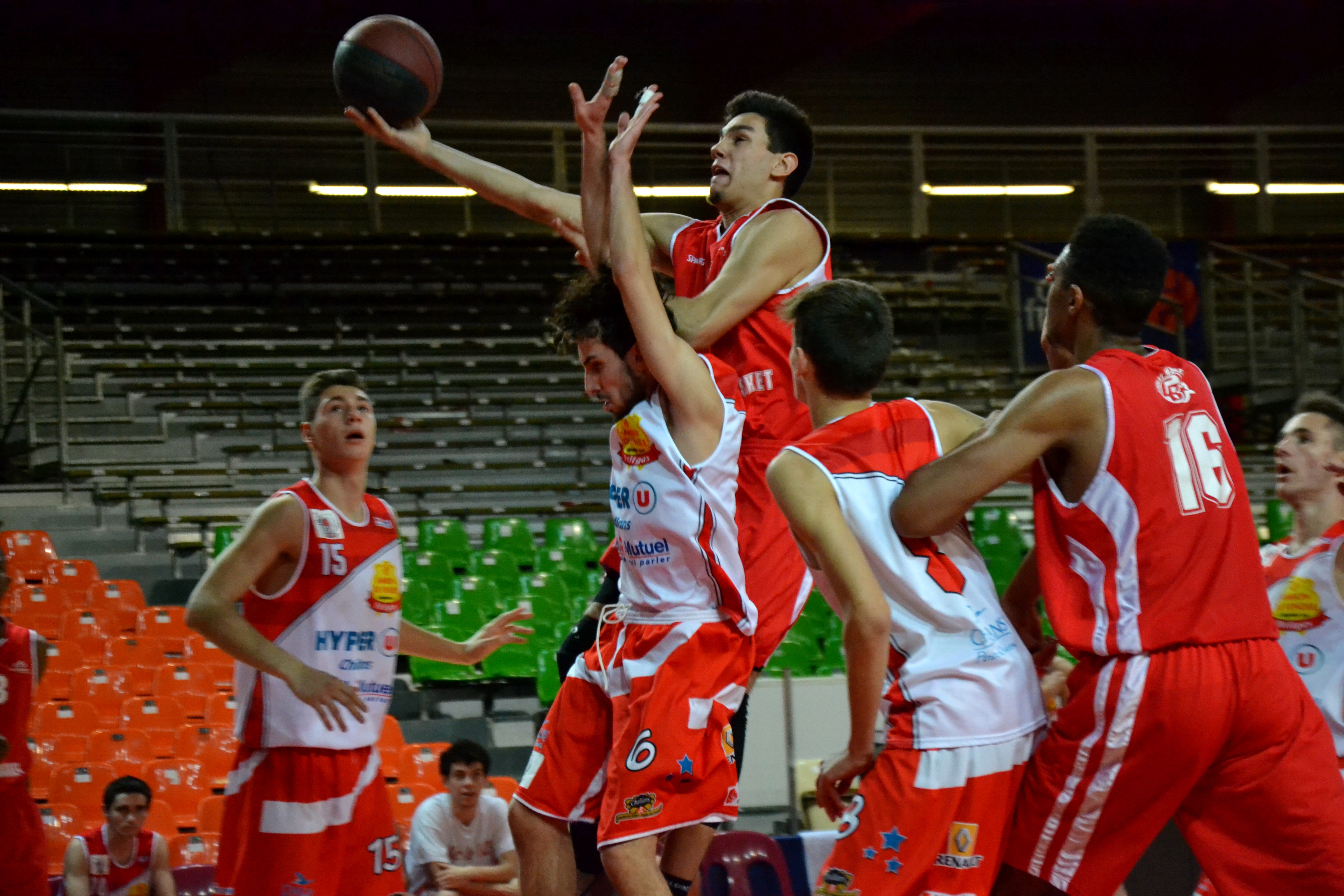 Match des cadets Cholet BASKET-Challans le 06/12/15