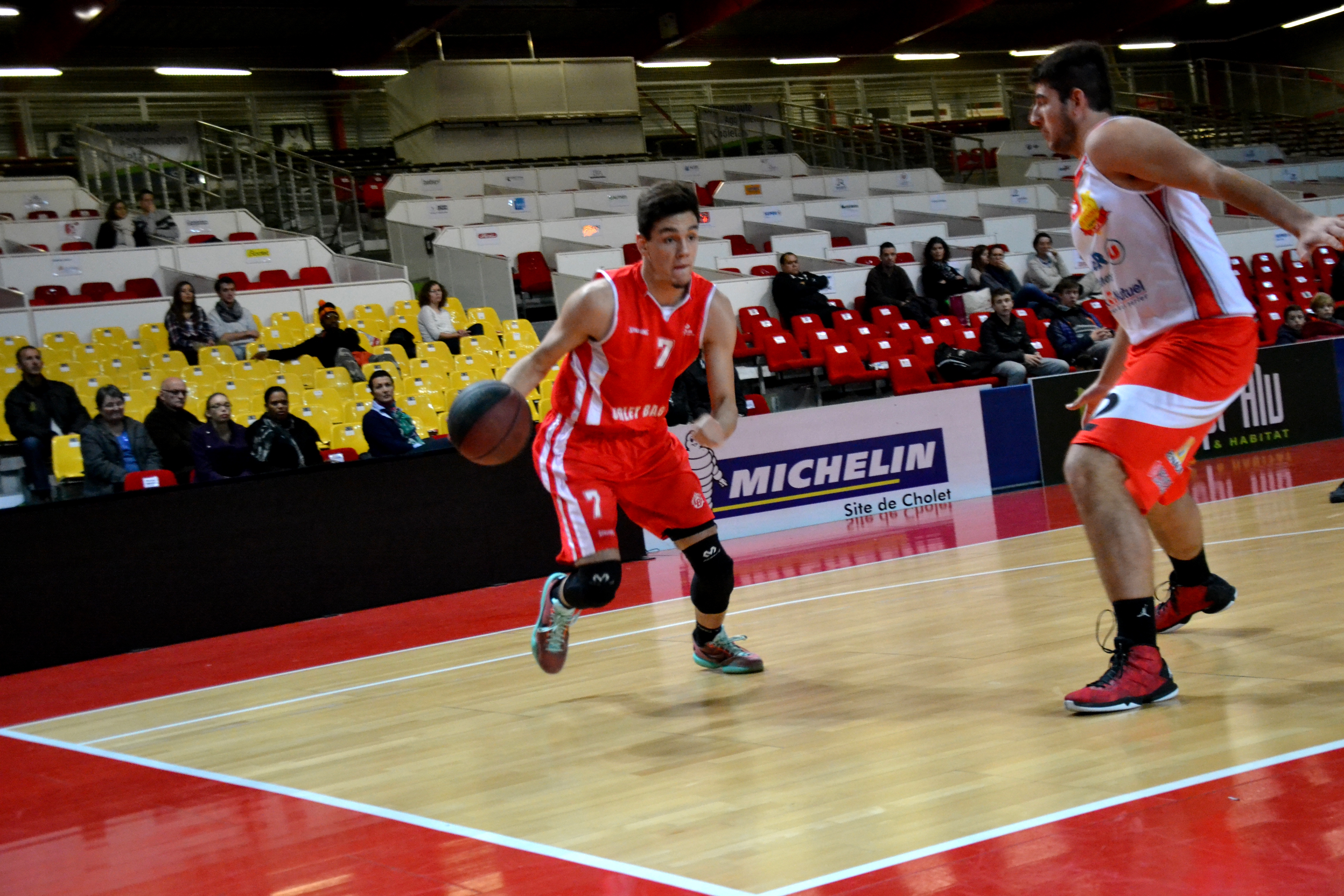 Match des cadets Cholet BASKET-Challans le 06/12/15