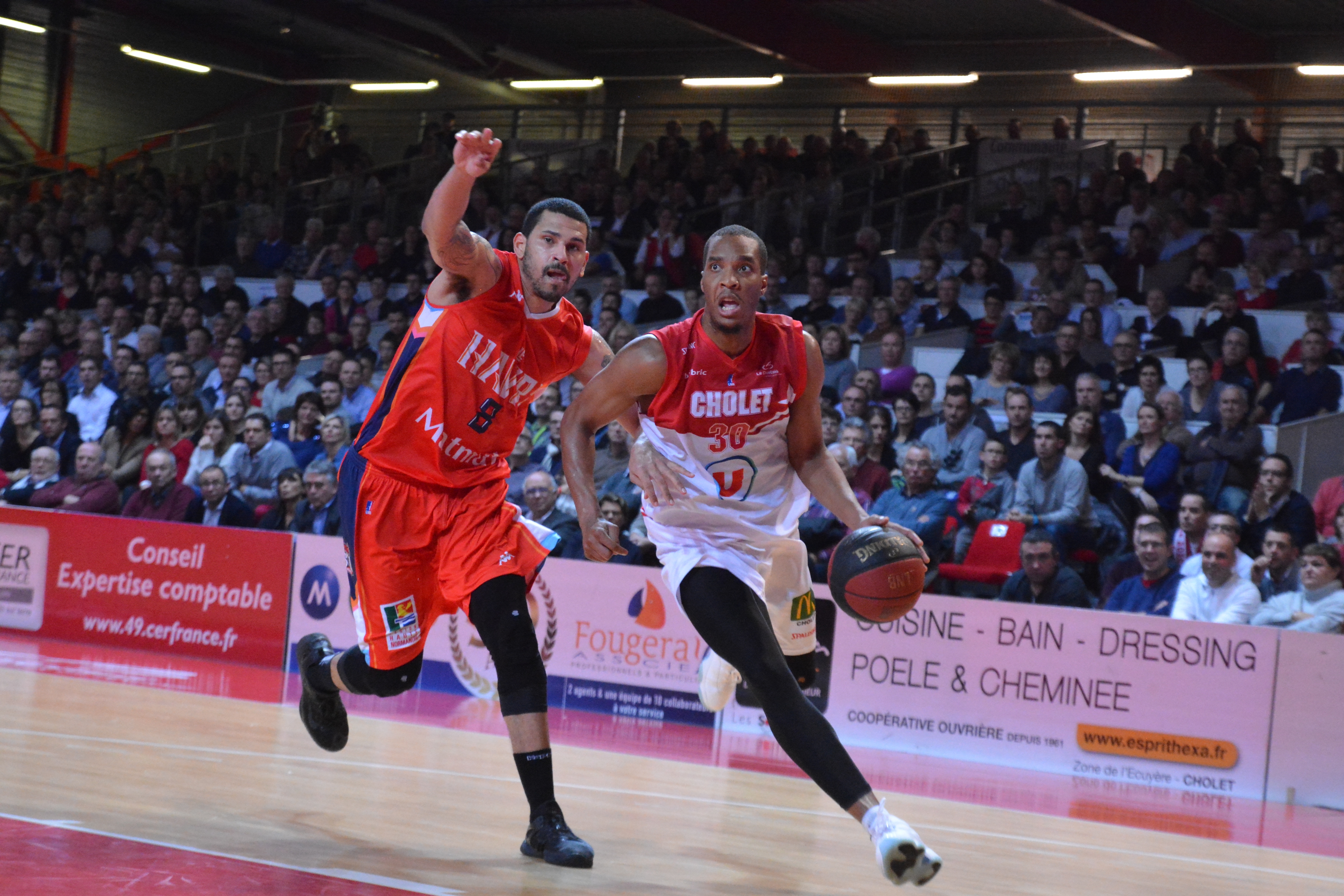 Match Cholet BASKET- STB Le Havre (05.12.15)