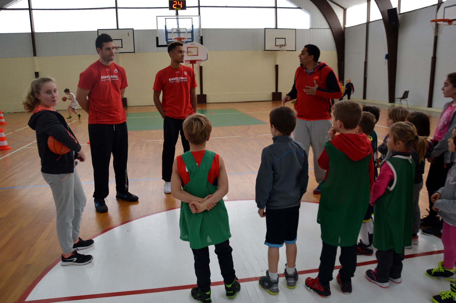 Entraînement des jeunes de Trémentines avec Ilian Evtimov et Johan Clet