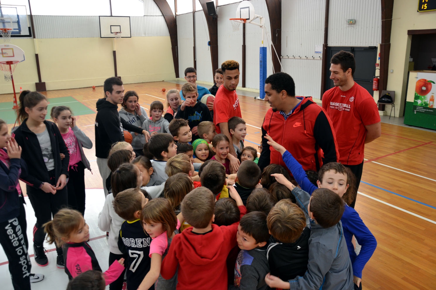 Entraînement des jeunes de Trémentines avec Ilian Evtimov et Johan Clet