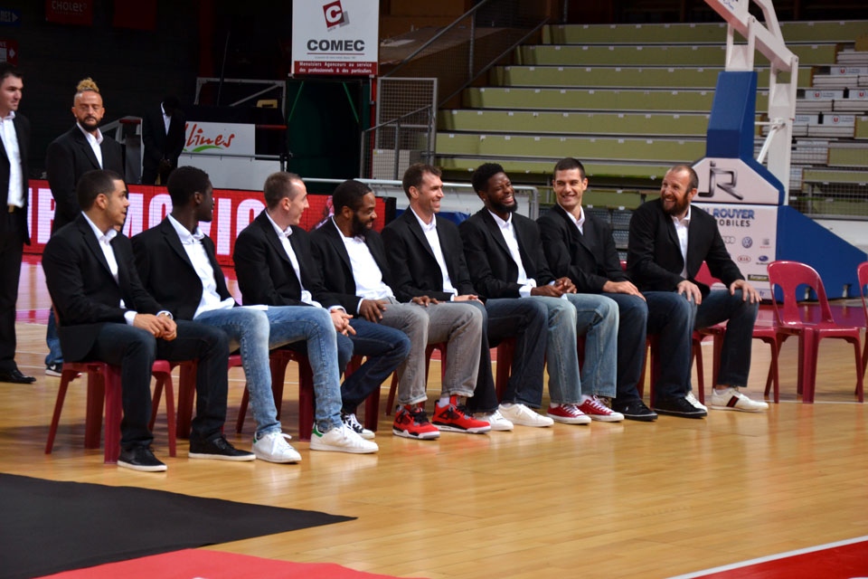 Les joueurs de Cholet Basket