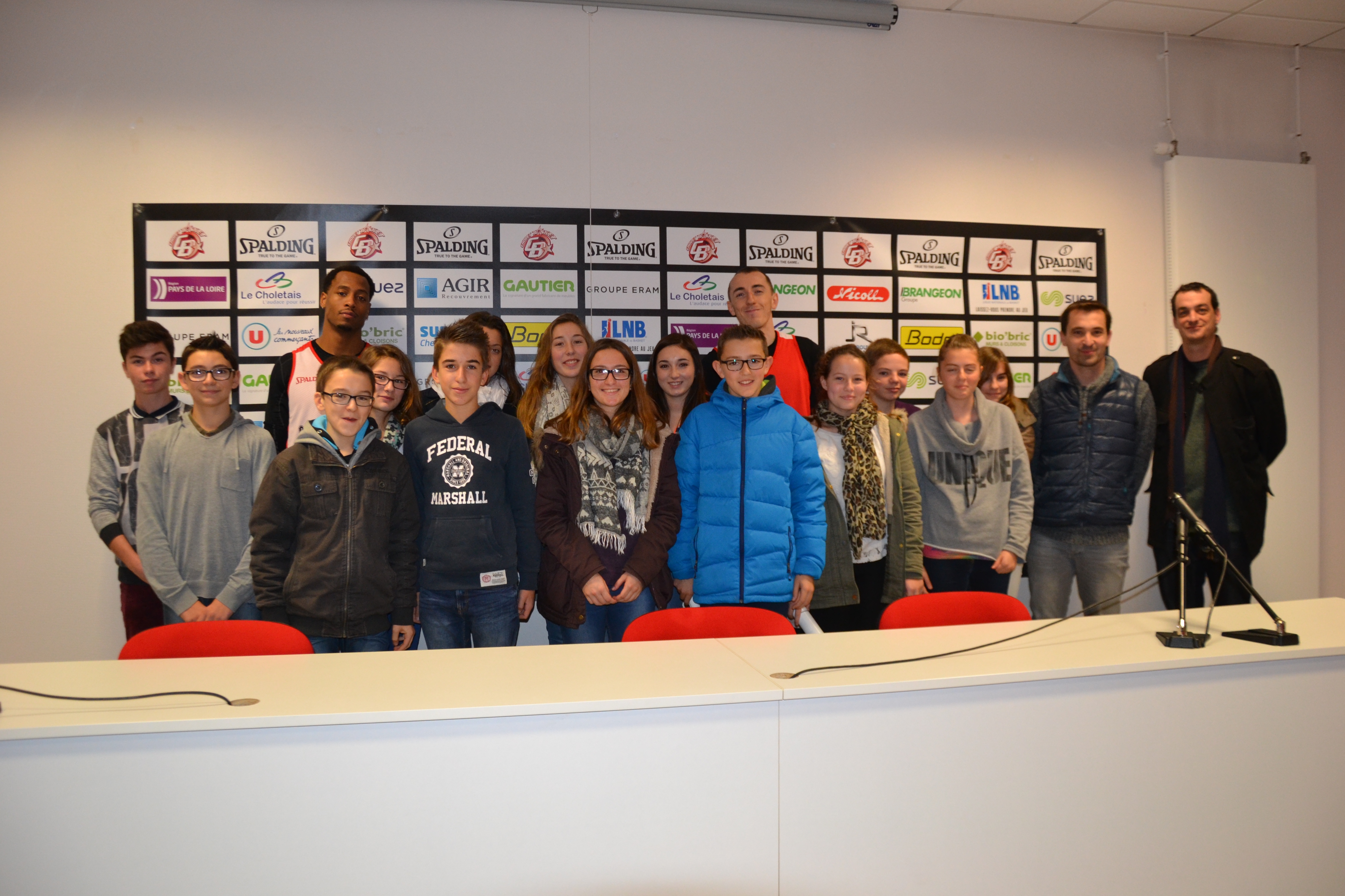 Visite de la Meilleraie par des collégiens du Collège Vallée du Lys à Vihiers.