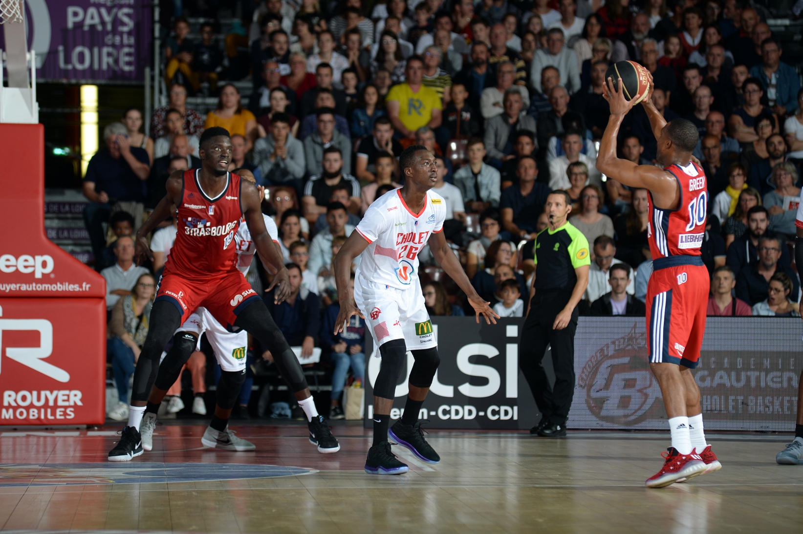 Cholet Basket - Strasbourg (22-09-18)