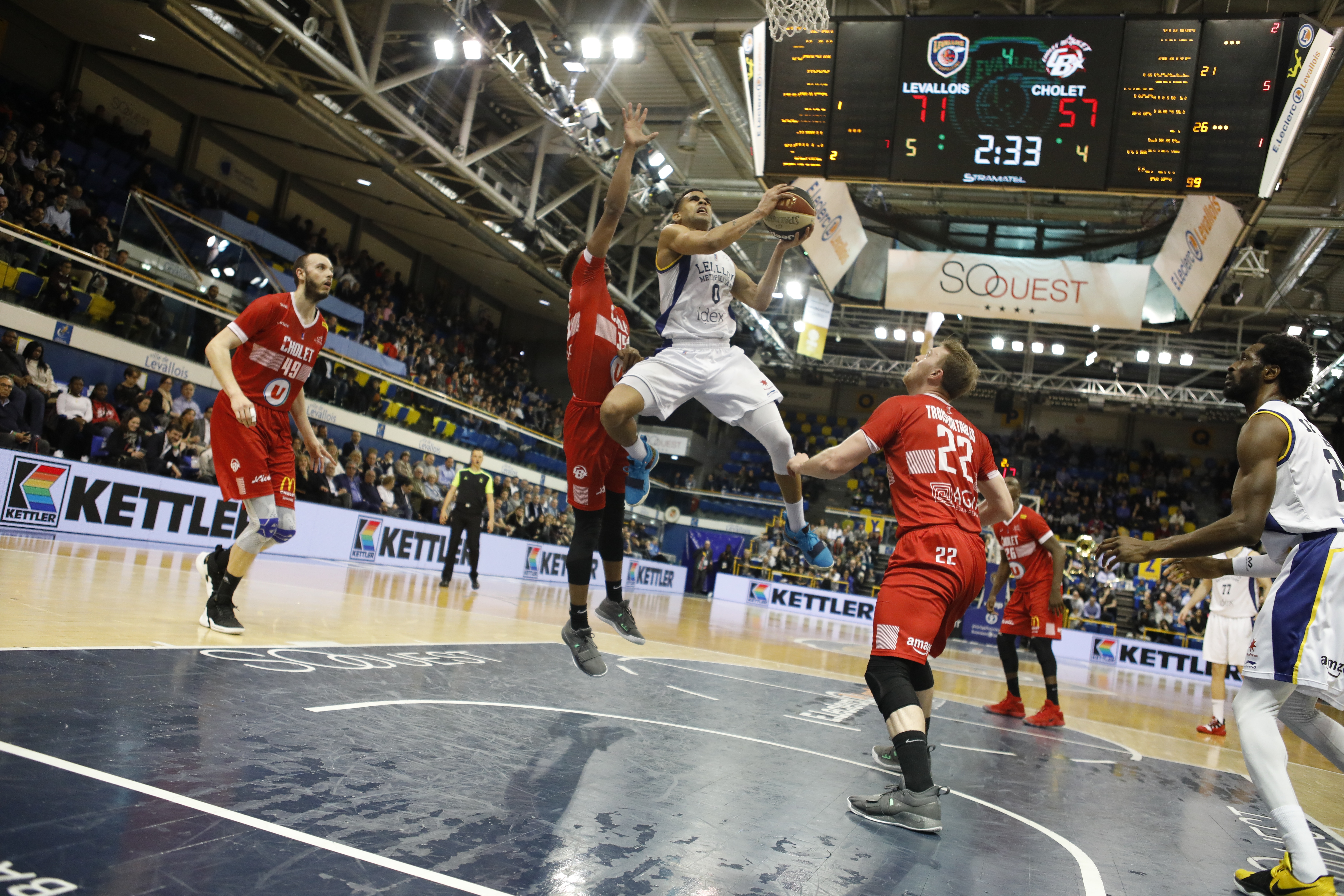 Levallois Metropolitans - Cholet Basket (09-04-19)