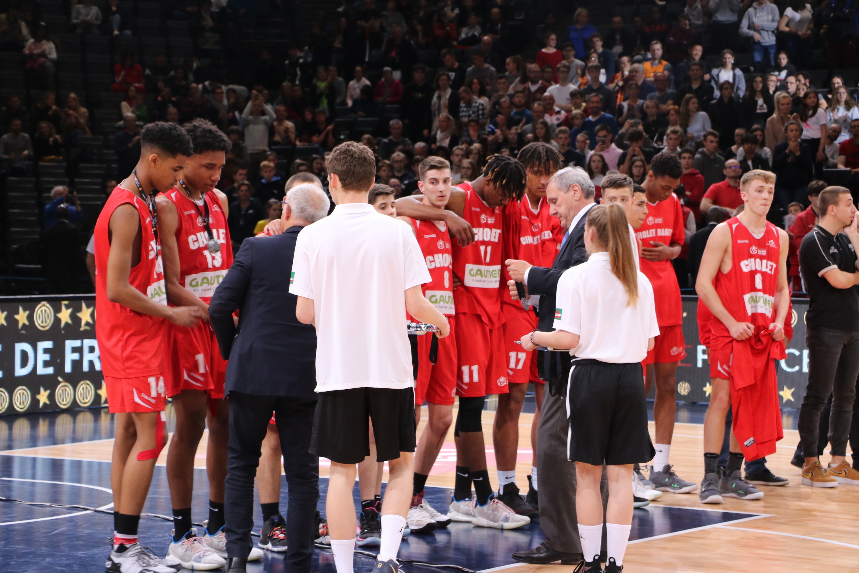 équipe de Cholet Basket