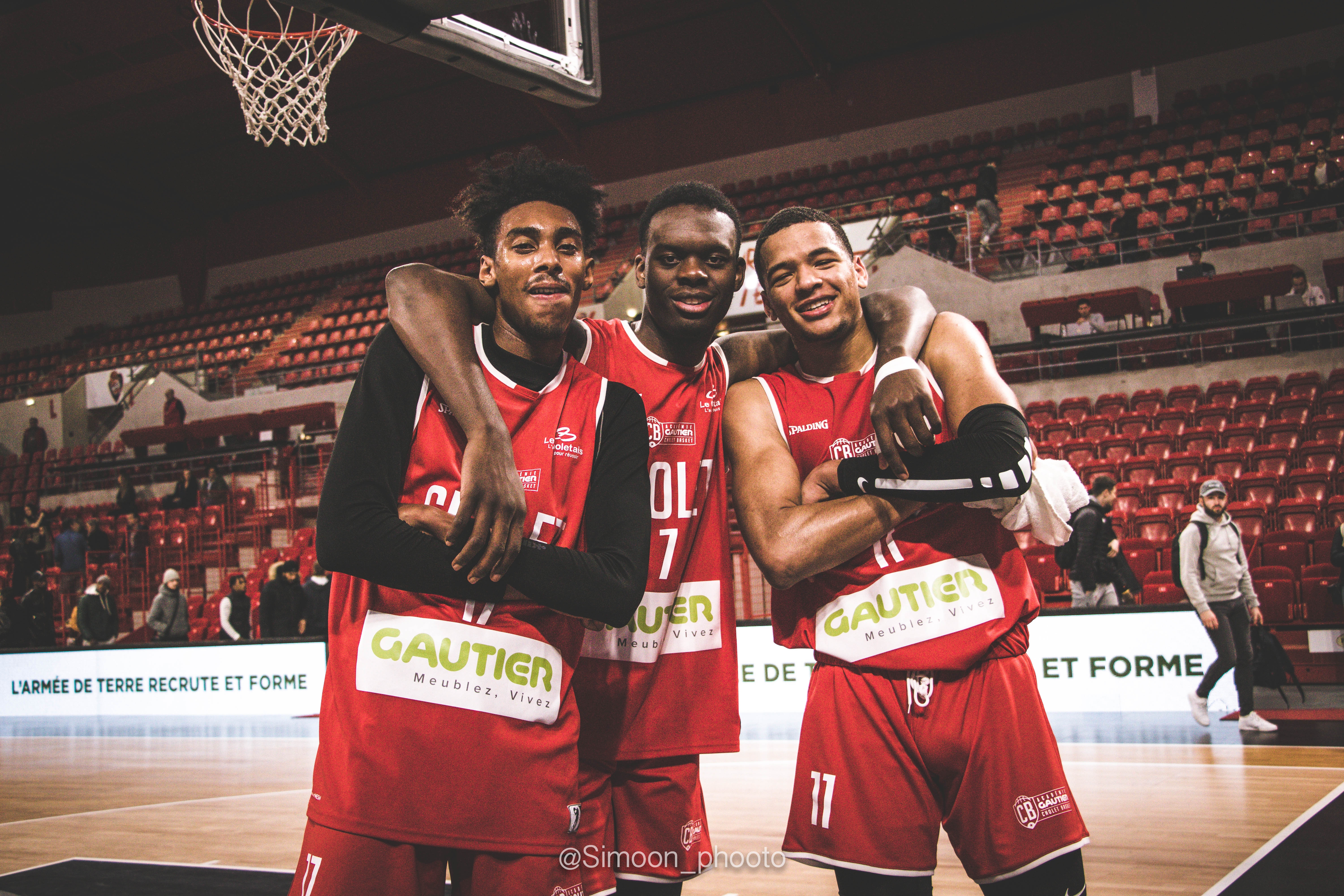 Christopher Robert, Arthur Bouba, Yoan Makoundou ©Simon Godet