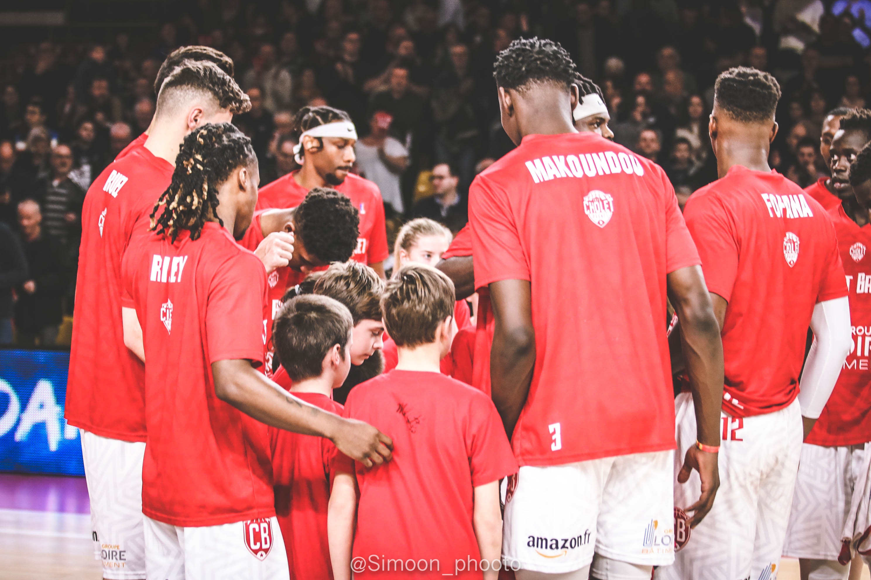 L'équipe de CHOLET BASKET vs ORLÉANS 08-02-20