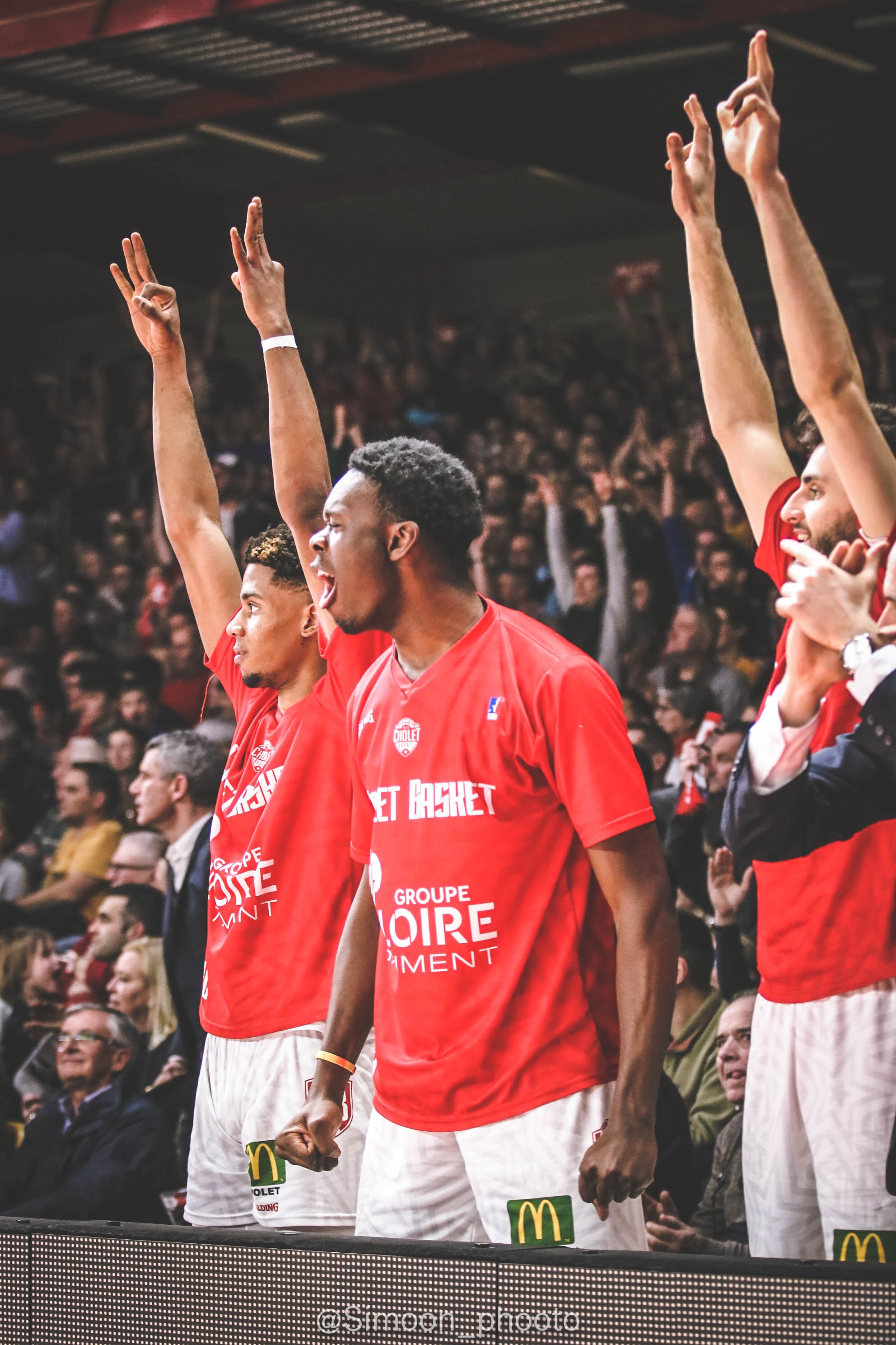 Karlton Dimanche, Yoan Makoundou et Quentin Ruel vs Chalon 19-20