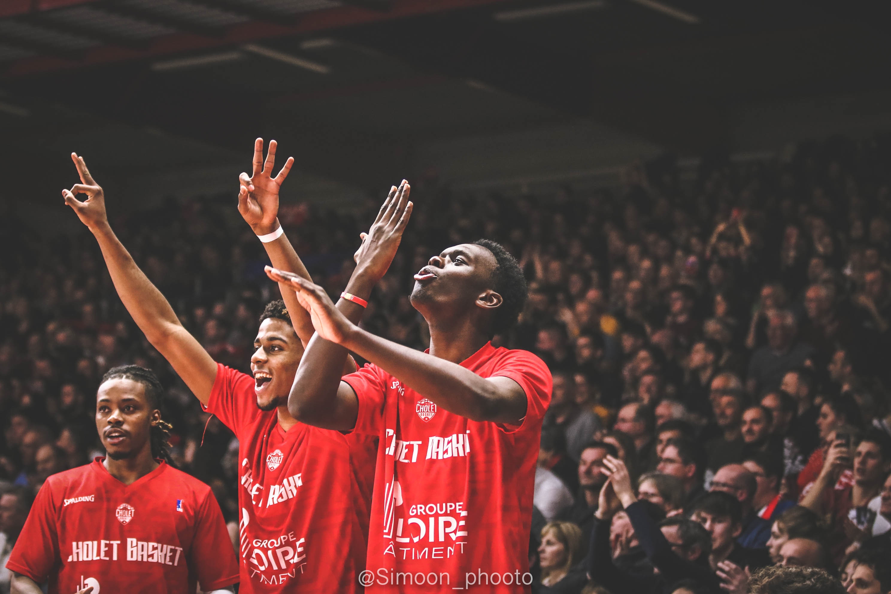 Jalen Riley, Karlton Dimanche et Yoan Makoundou vs Chalon 19-20