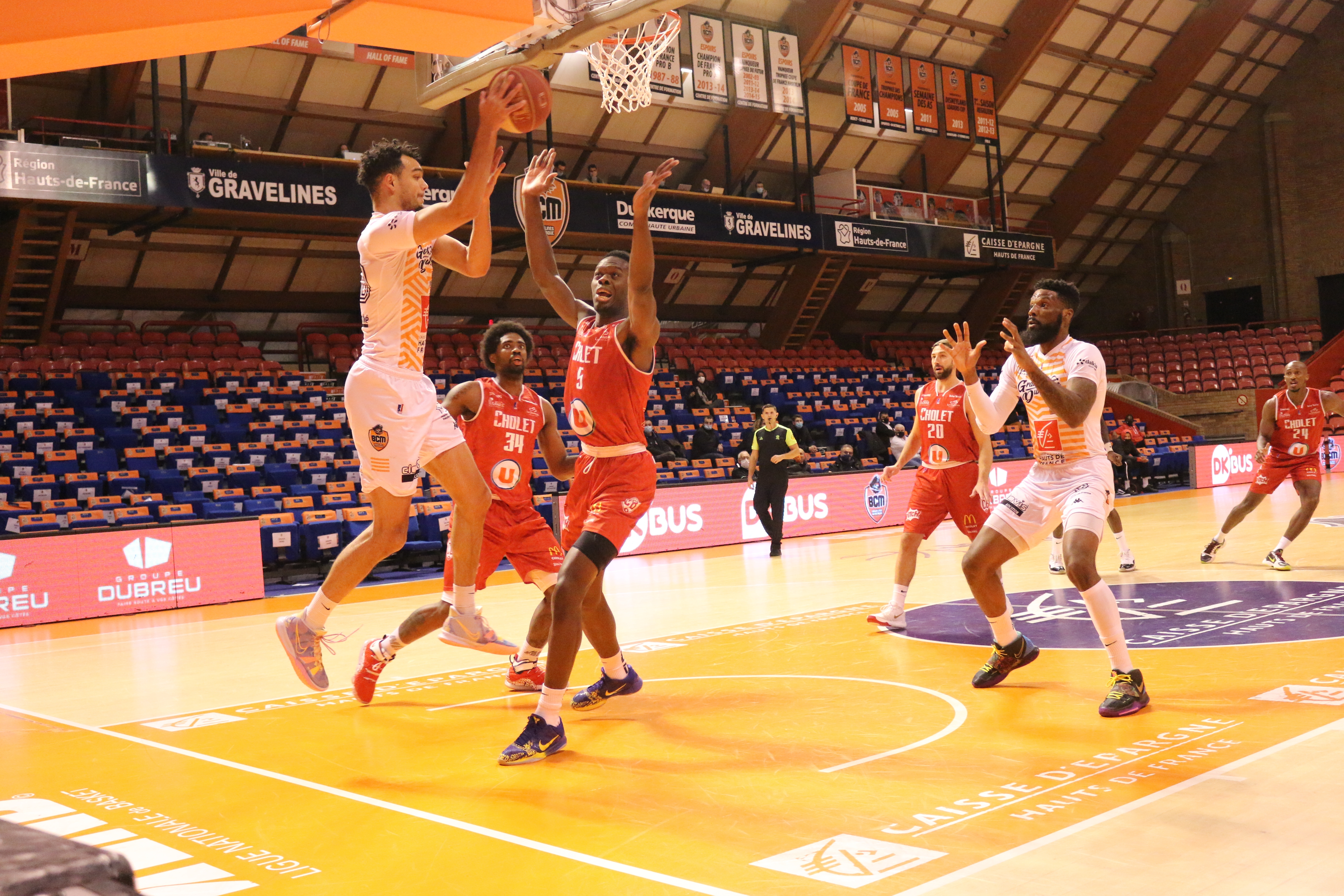 Gravelines-Dunkerque - Cholet Basket 16-01-21