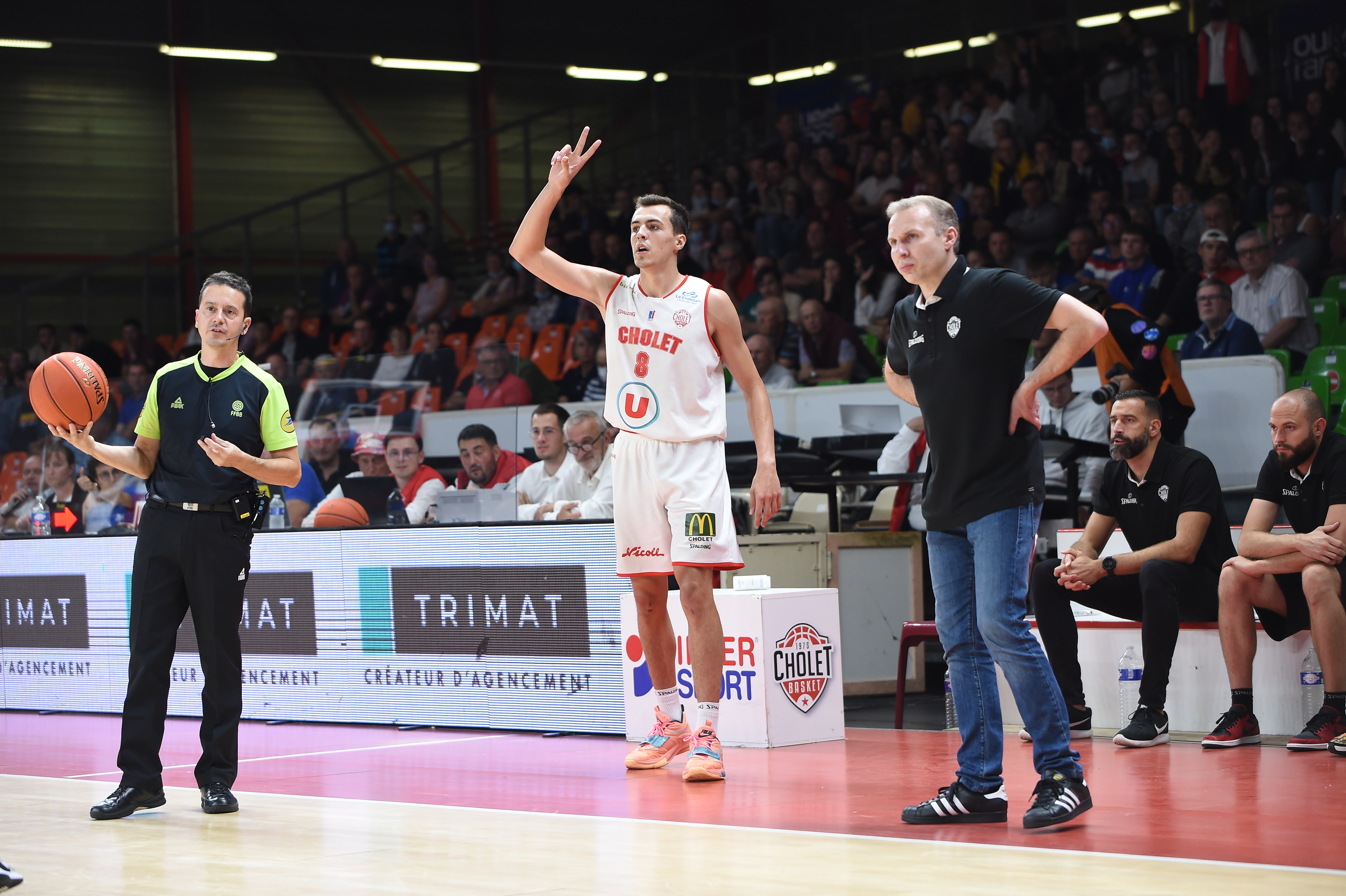 Hugo Robineau, Laurent Vila, Fabrice Lefrançois et Romain Palussière vs Limoges (25/09/2021)