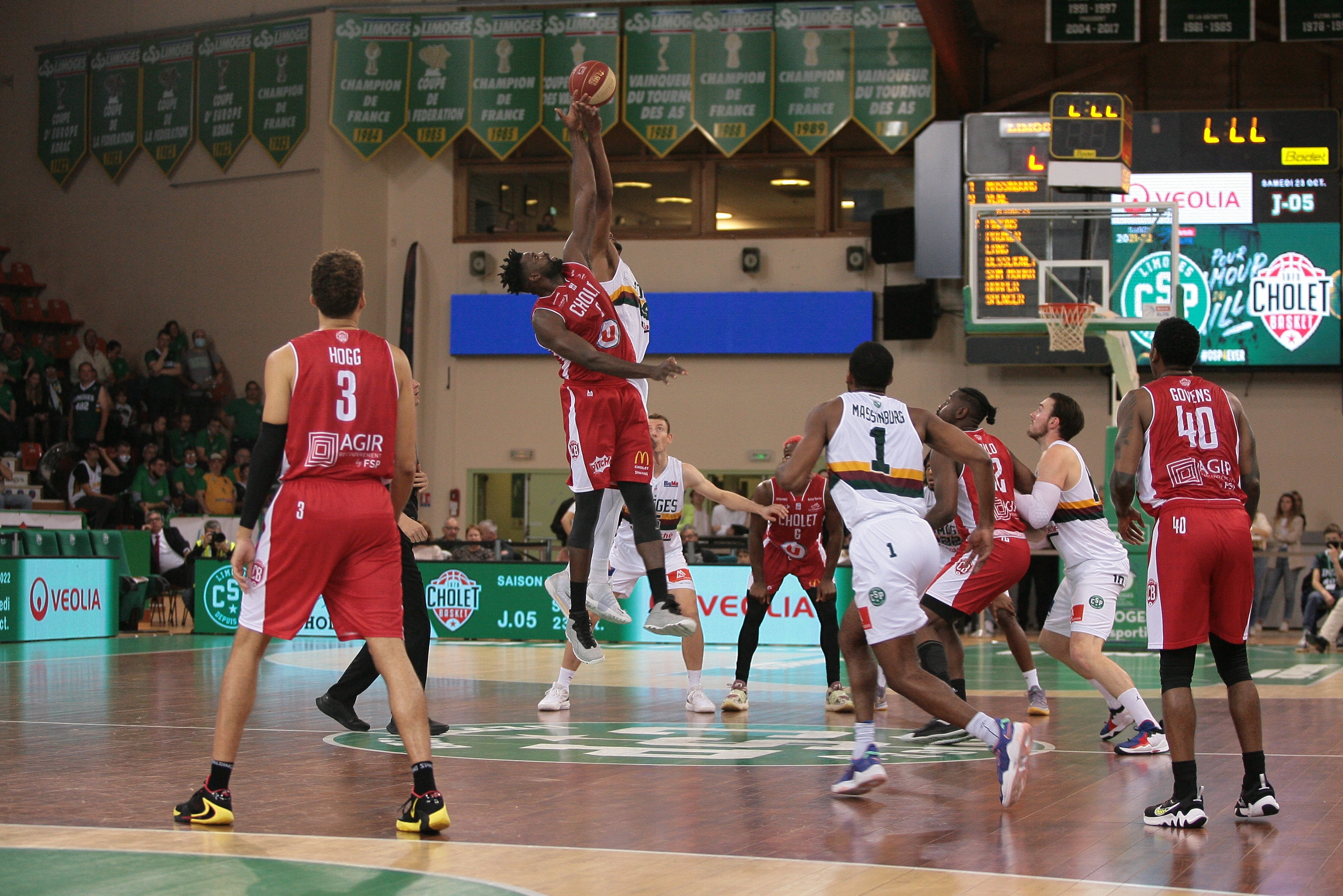 Cholet Basket vs Limoges (23/10/2021)