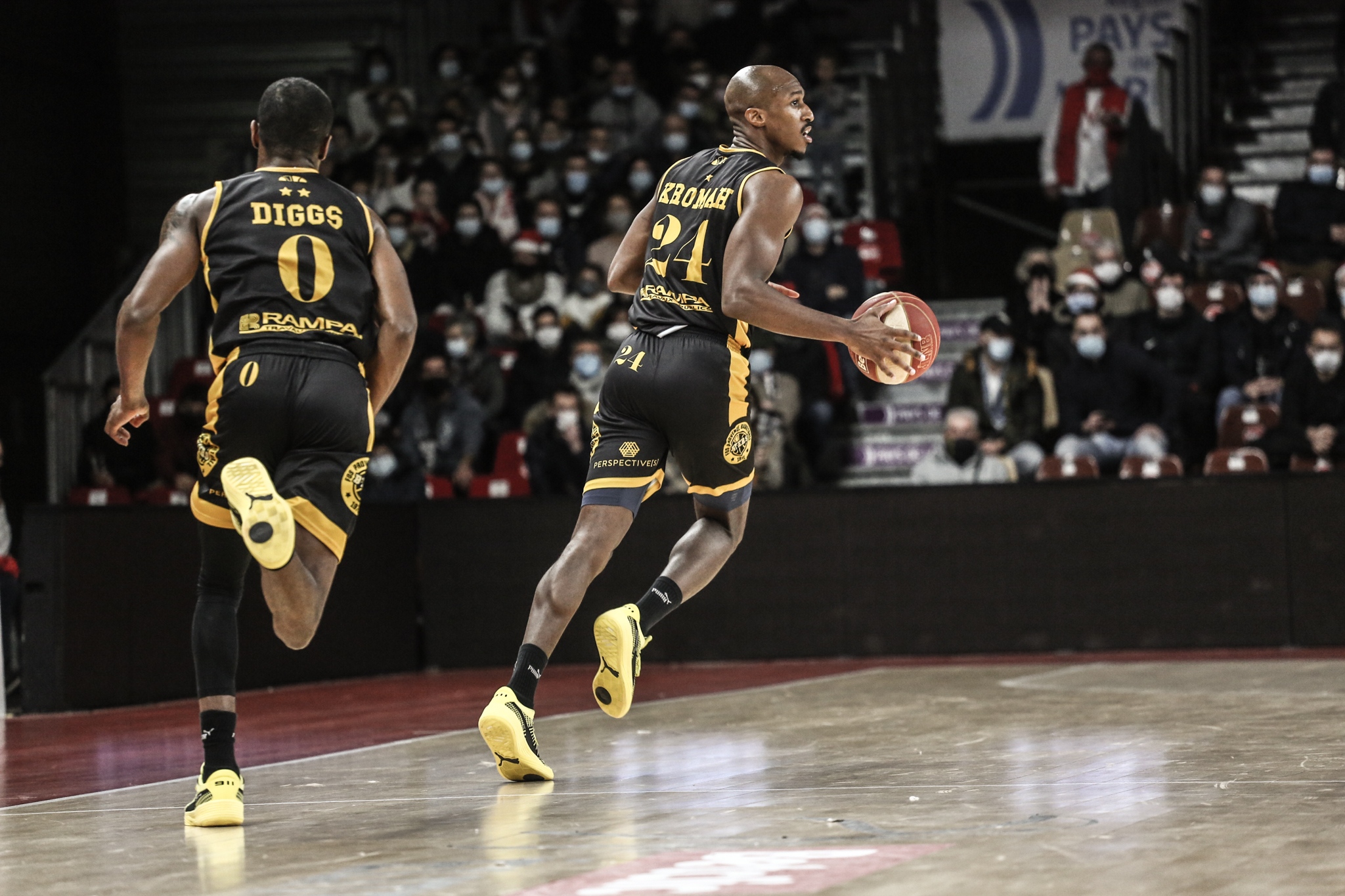 Lasan Kromah fos vs cholet basket (18-12-21)