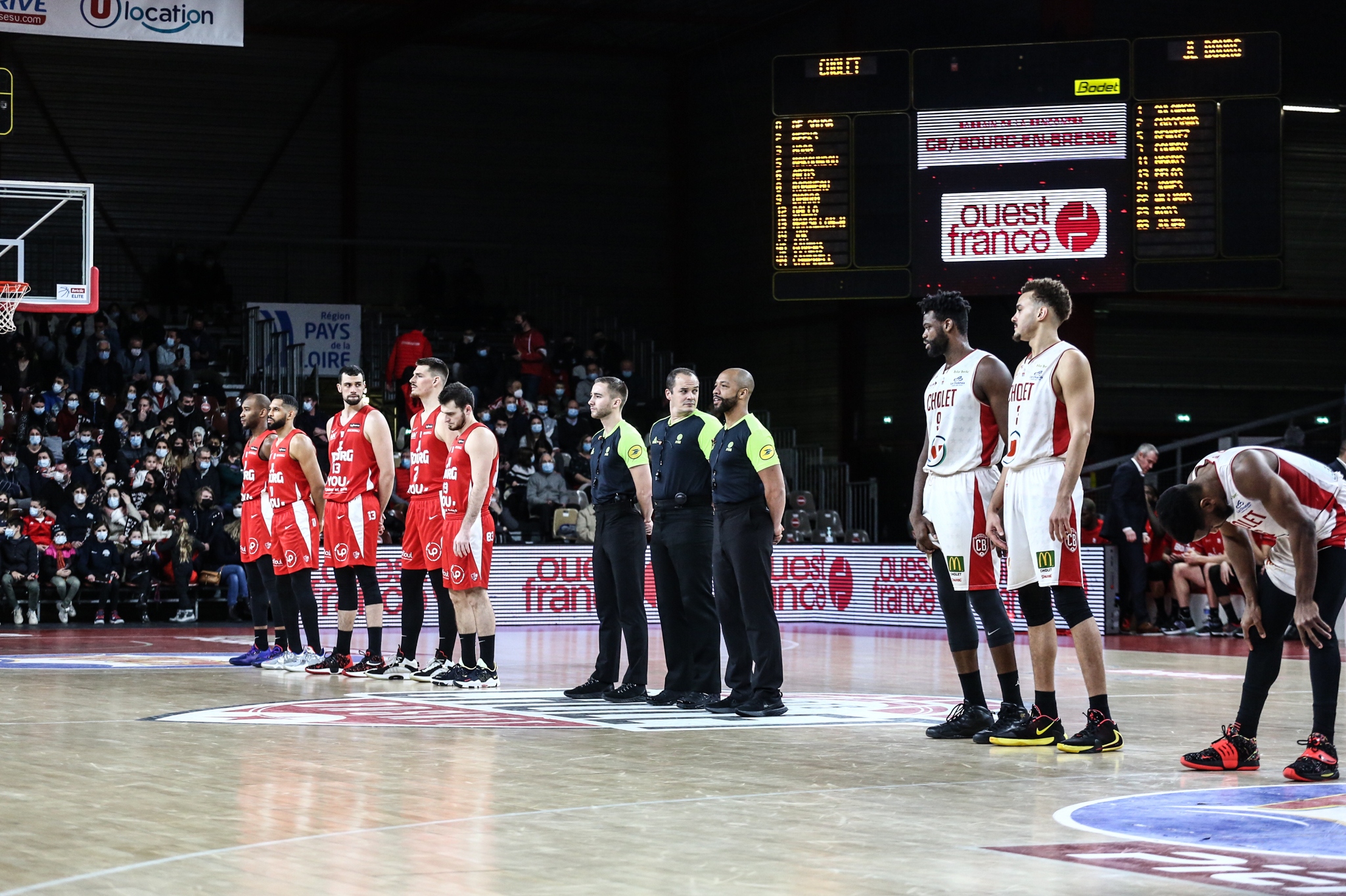 Présentation des joueurs vs Bourg en Bresse 22-01-22