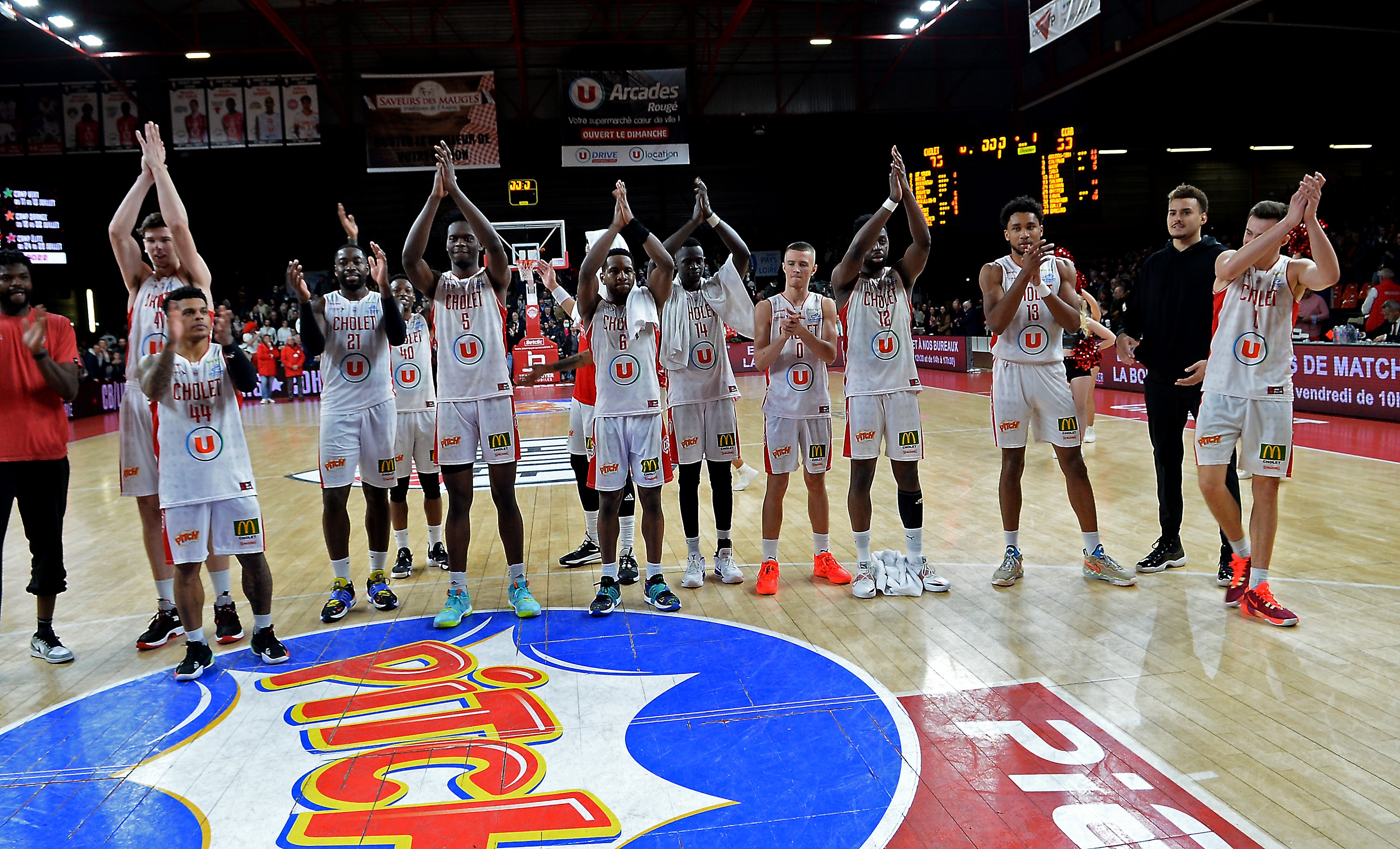 Cholet Basket vs Châlons-Reims (05-03-2022)