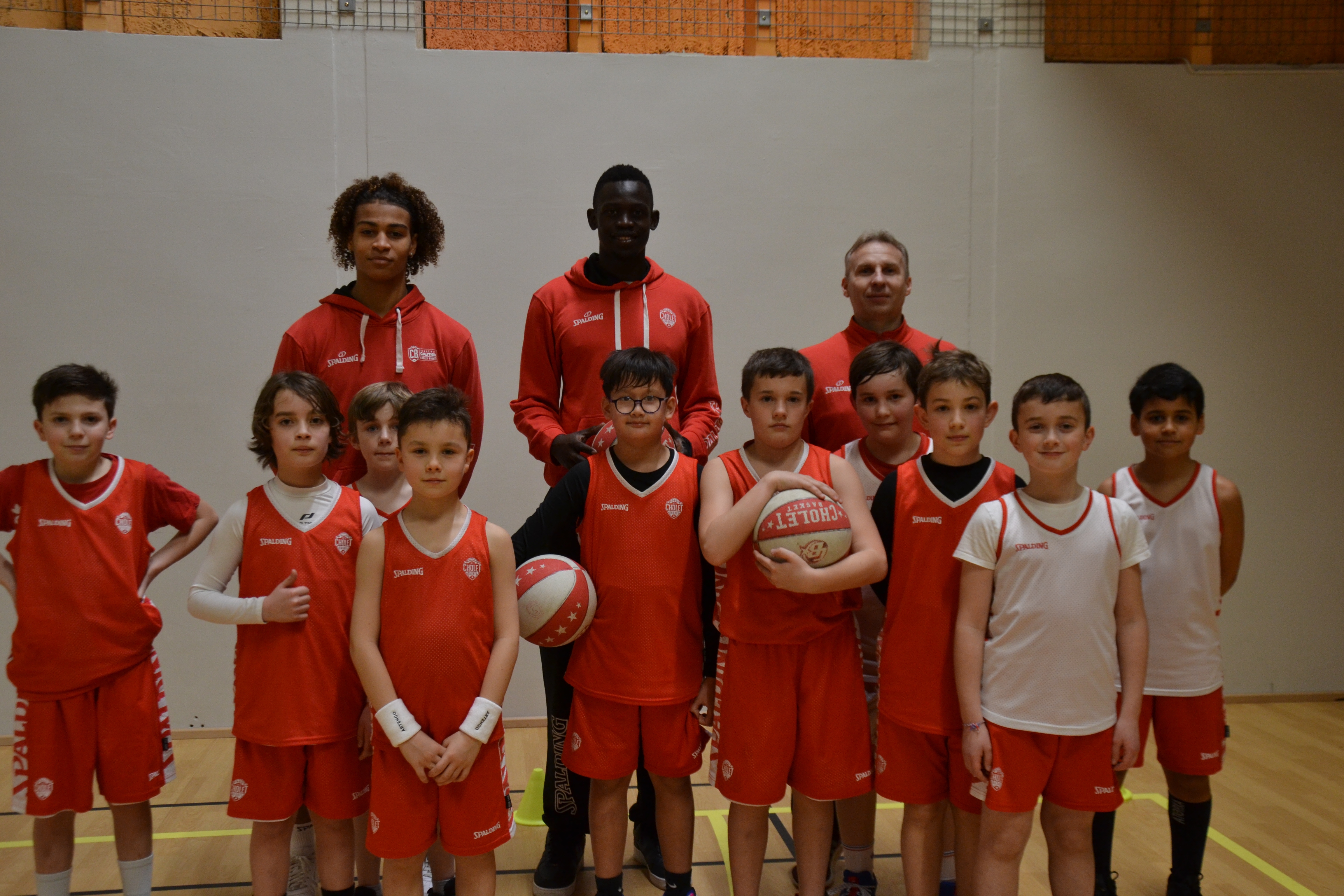 Laurent Vila, Peter Jok et Keziah Ekissi