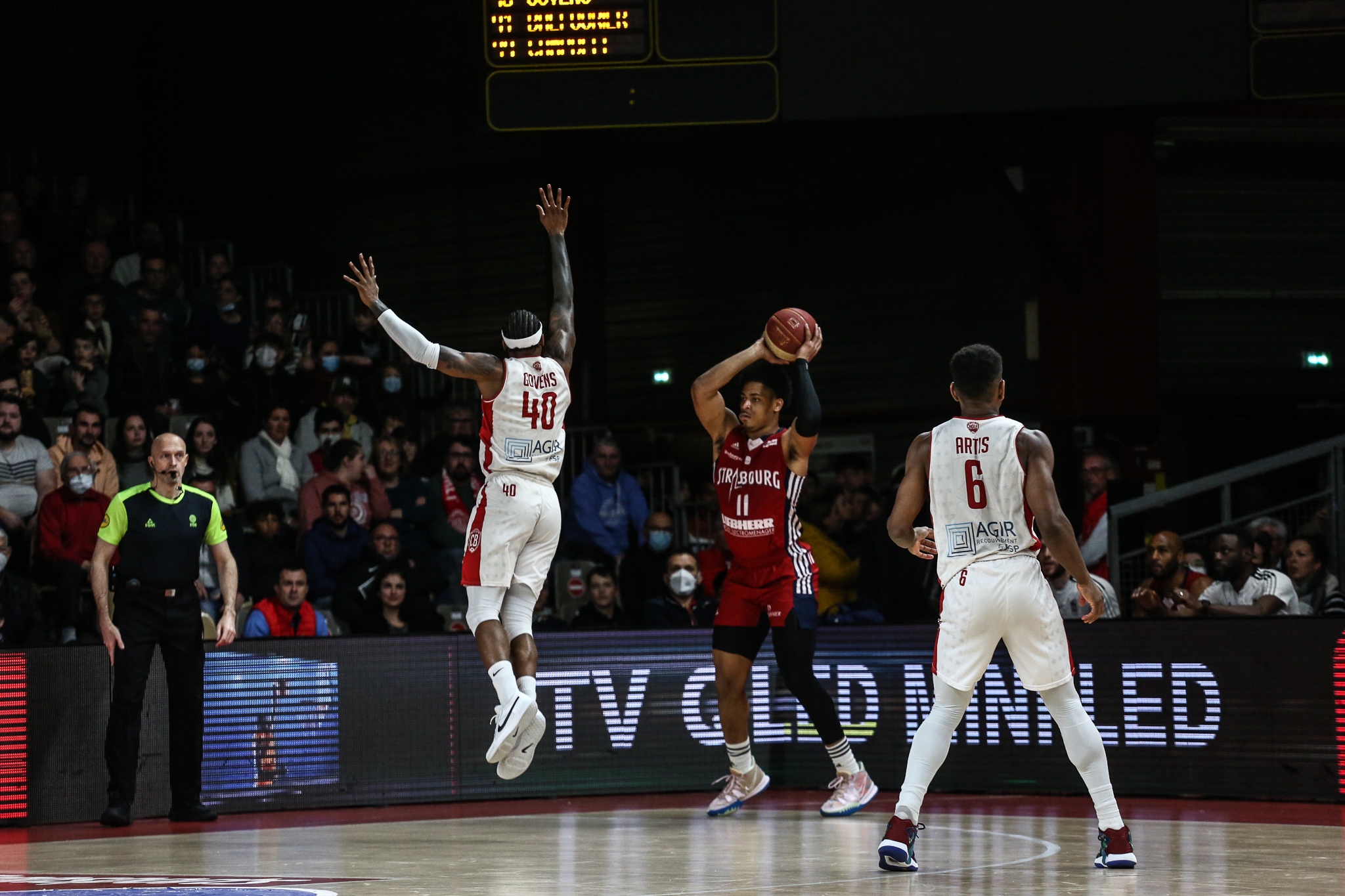 Darrin Govens et Dominic Artis vs Strasbourg (02-04-2022)