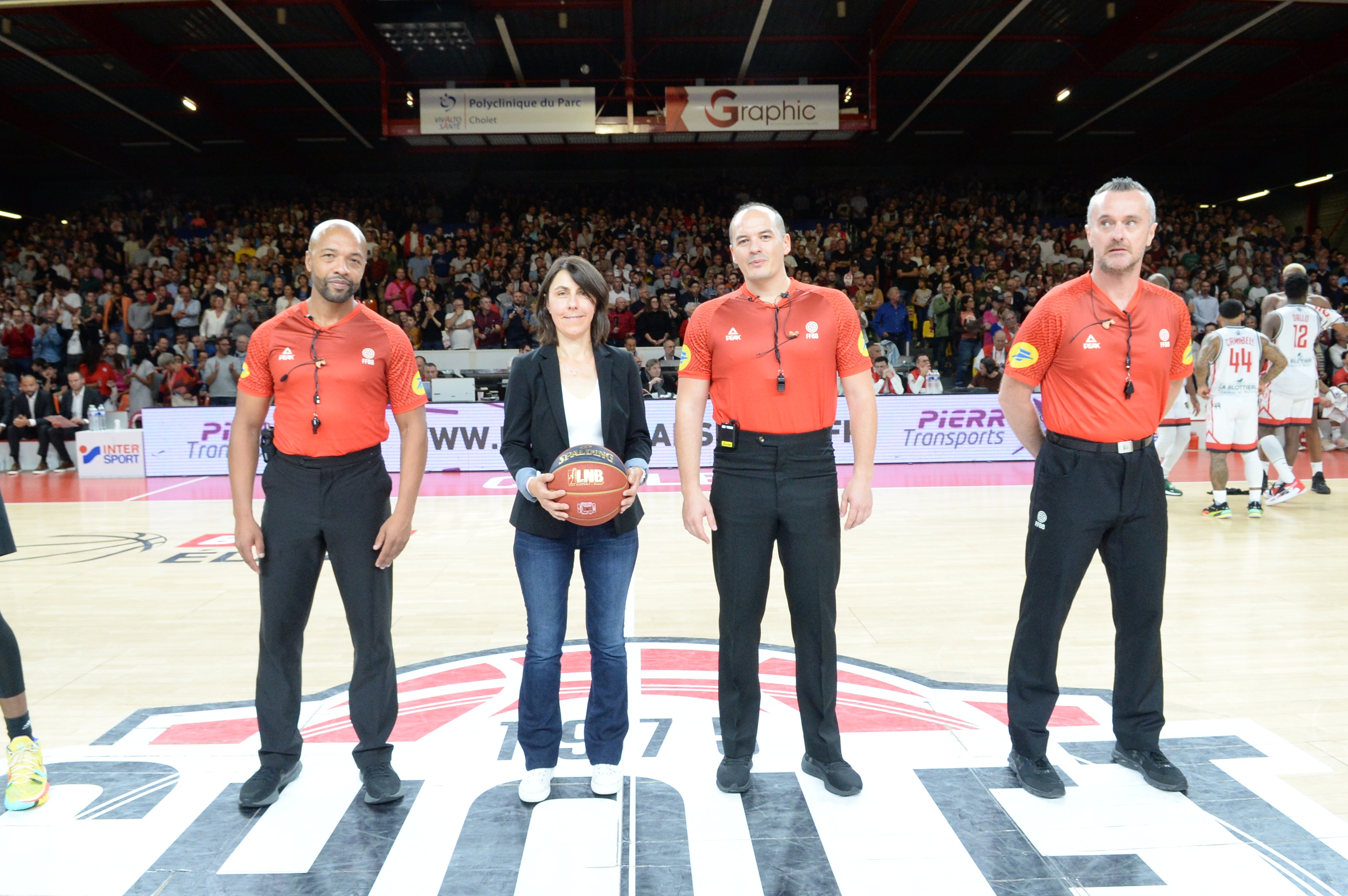 Madame Anita BOULEAU, responsable export BODET TIME SPORT vs ASVEL Lyon Villeurbanne (25-09-22)