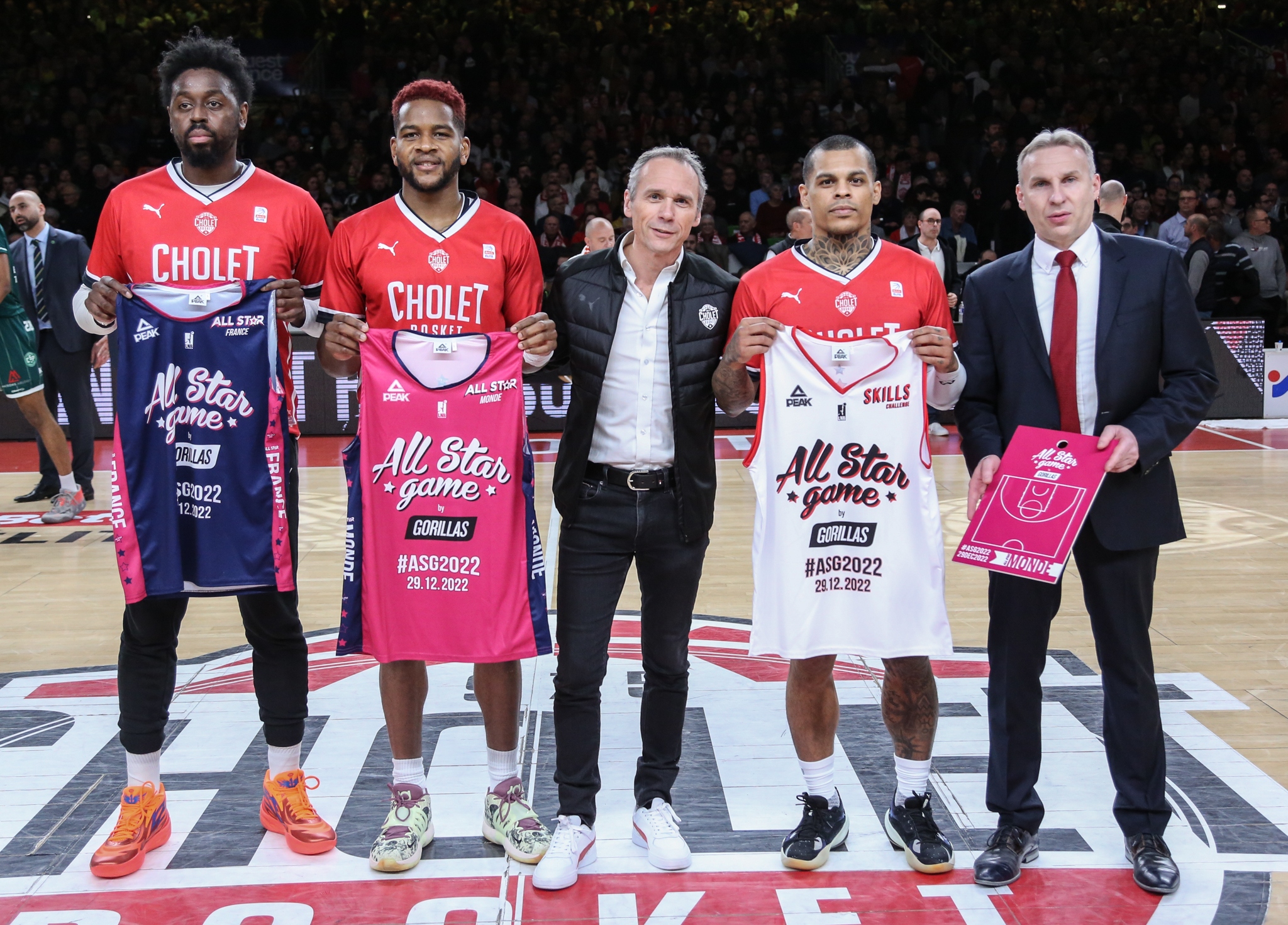 Boris Dallo, Dominic Artis, Jérôme Mérignac, T.J. Campbell et Laurent Vila - © Melvyn Augas