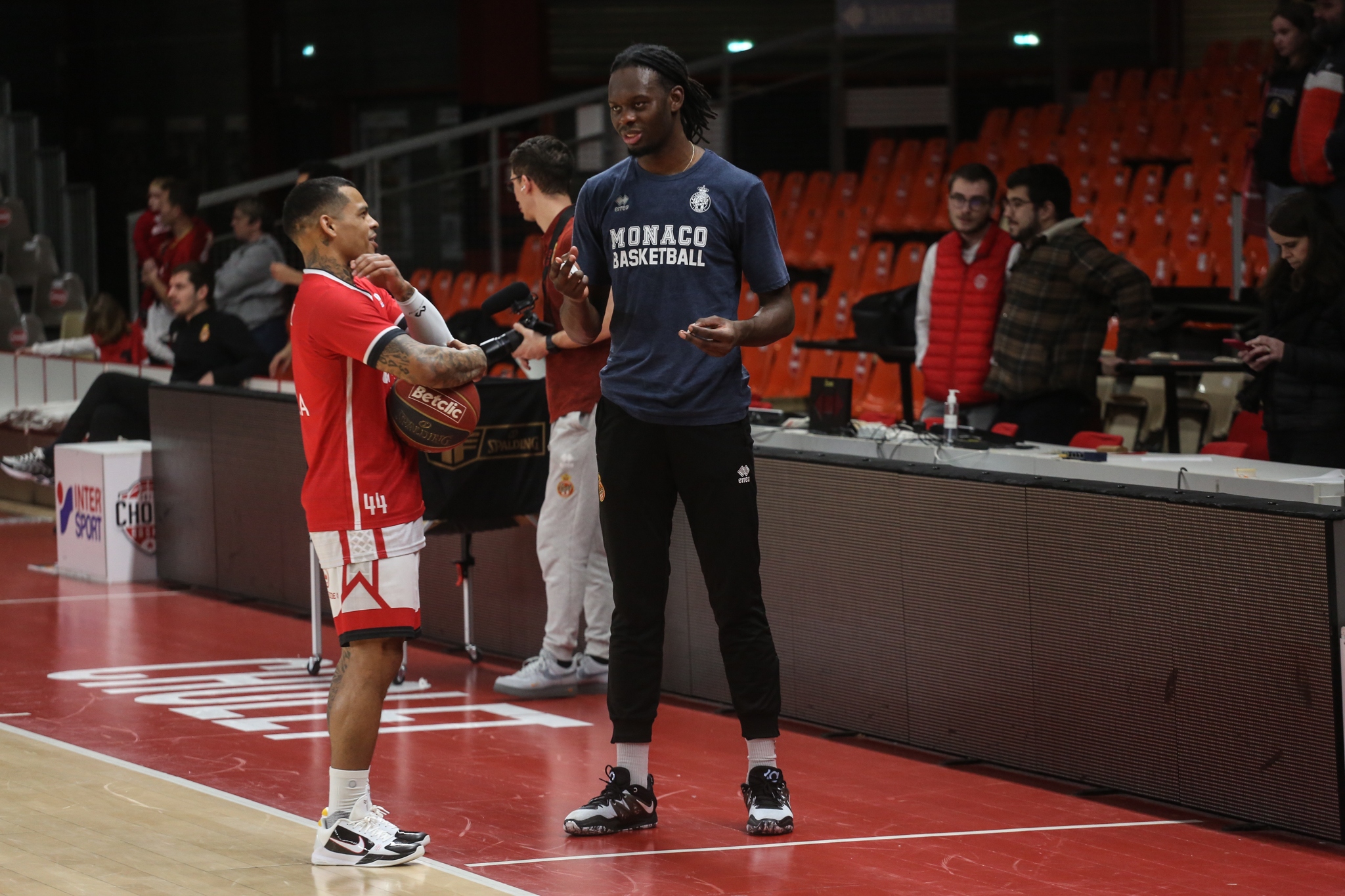 TJ Campbell et Yoan Makoundou vs Monaco (15/01/23)