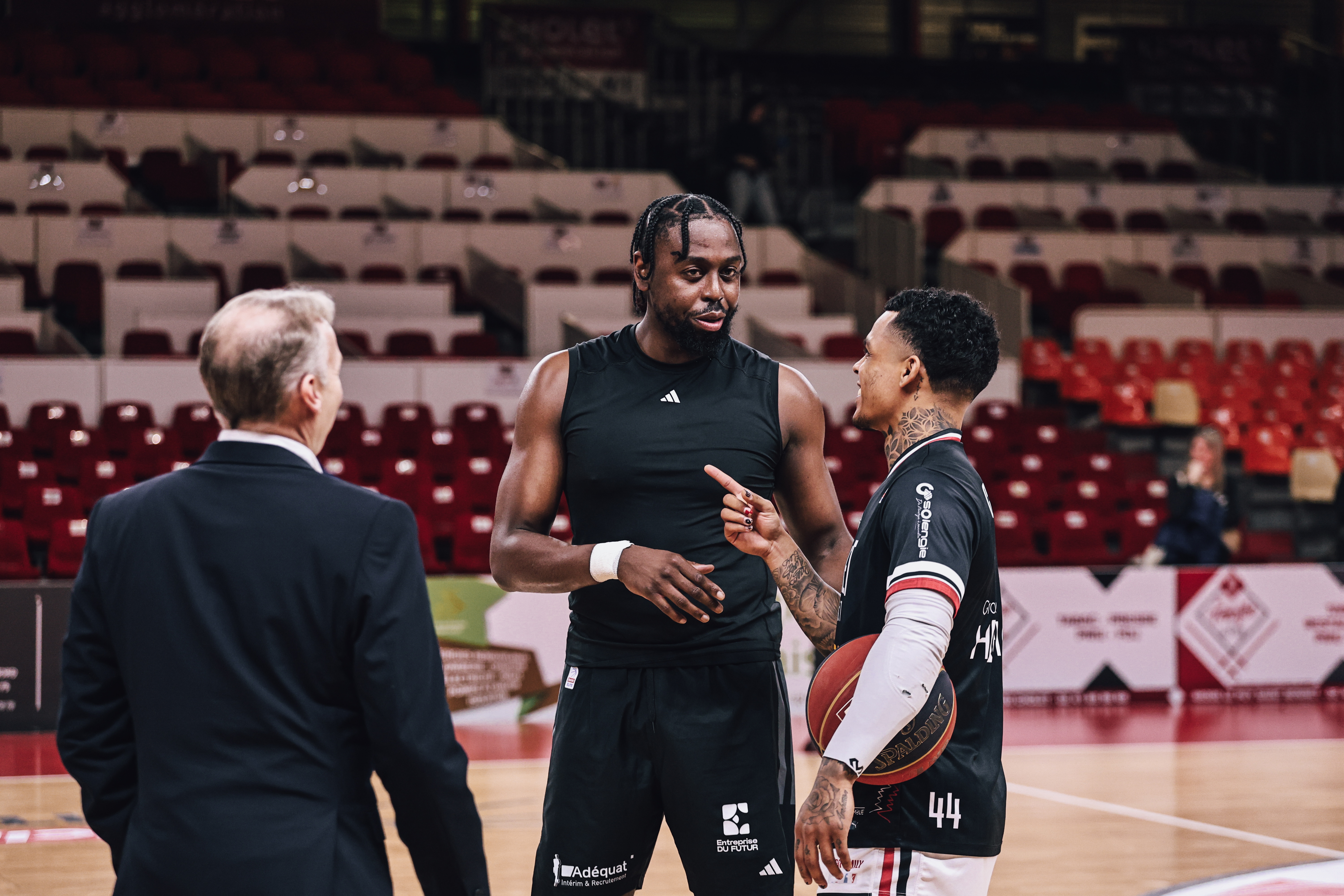 Laurent Vila, T.J. Campbell et Boris Dallo ©MELVYN AUGAS