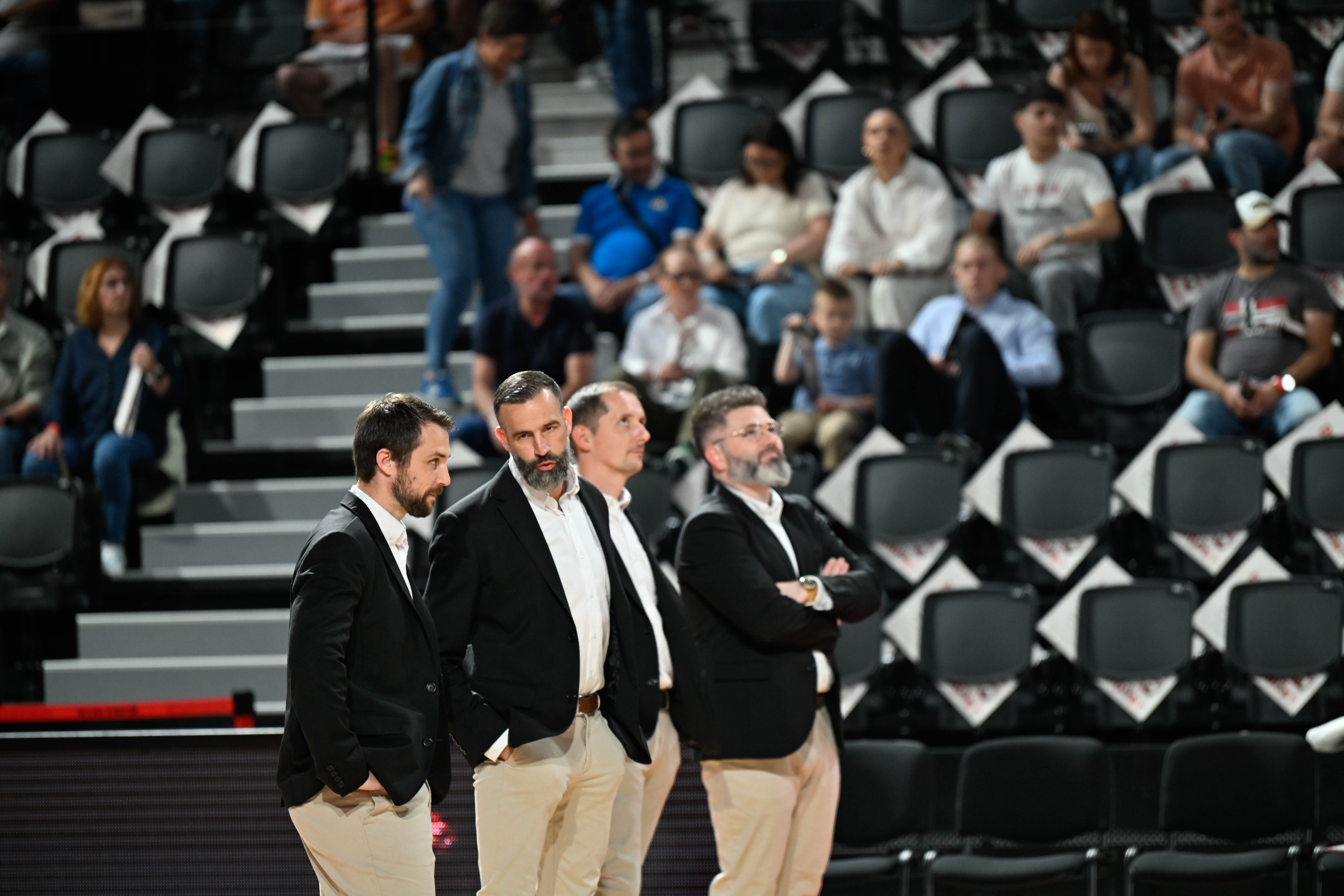 Fabrice Lefrançois, Benjamin Villeger, Gaëtan Cherbonnier et Gaëtan Douet ©Jacques Cormarèche